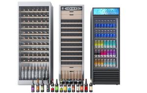 饮料、啤酒、红酒、果汁及冷藏柜保鲜柜