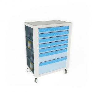 医疗器械之可移动、带抽屉麻醉护理治疗车