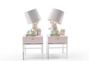 现代儿童兔子灯柱台灯