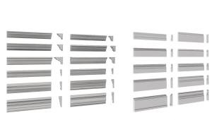 欧式简约大方石膏角线