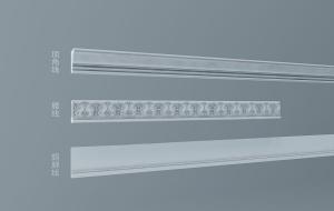 简洁和带雕花的角线