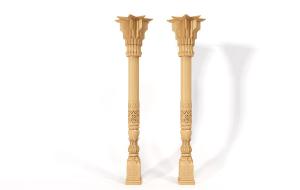 阿拉伯构件之花纹装饰柱子