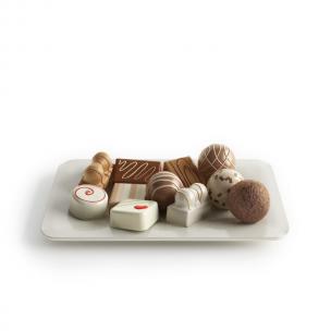 方形圆形巧克力甜点食物食品