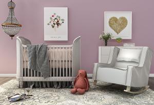 美式护栏婴儿床、休闲沙发