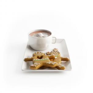 姜片人饼干和咖啡食物食品