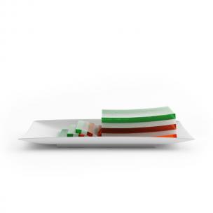 食物食品之一盘什锦糕点