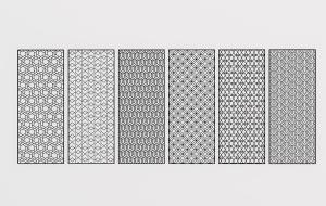 黑色金属花格屏风隔断