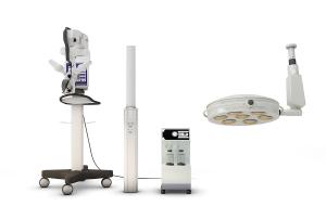 手推式高负压吸引器、无影灯外科医疗器械组合