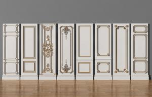 法式护墙板、角线石膏线