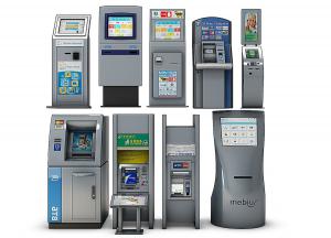 银行自助取款机、站台问询机