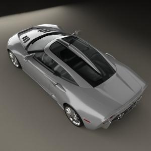 小汽车之世爵跑车3d模型 小汽车之世爵跑车