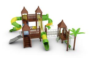 儿童户外滑滑梯、钻洞游乐设备设施3d模型 儿童户外滑滑梯、钻洞游乐设备设施