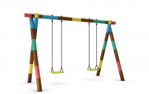 户外双人秋千健身器材