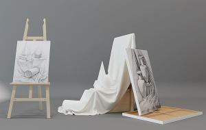美术用品之画板画架、静物