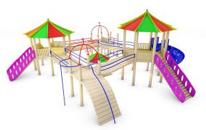 儿童游乐设备设施大型滑滑梯3d模型 儿童游乐设备设施大型滑滑梯