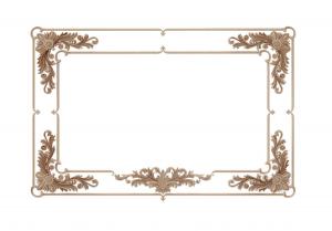 长方形欧式雕花石膏线