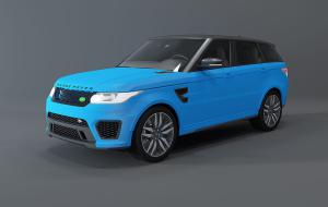 小汽车之路虎揽胜suv3d模型 小汽车之路虎揽胜suv