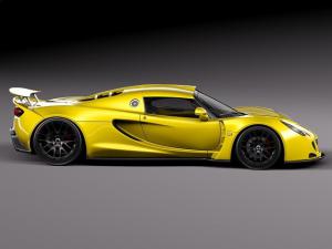 小汽车之法拉利HennesseyVenomGT跑车3d模型 小汽车之法拉利HennesseyVenomGT跑车