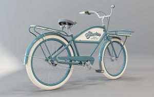 带后座和前篓自行车