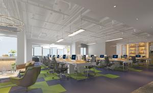 白色管道喷漆工业风办公区