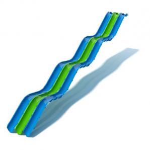 水上乐园波浪造型的滑道儿童游乐设施3d模型 水上乐园波浪造型的滑道儿童游乐设施