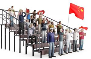 体育场看台啦啦队多人人物组合3d模型 体育场看台啦啦队多人人物组合