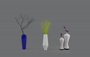 形似迎春花、梅花的花瓶花卉