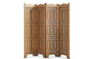 东南亚实木异域民族屏风隔断