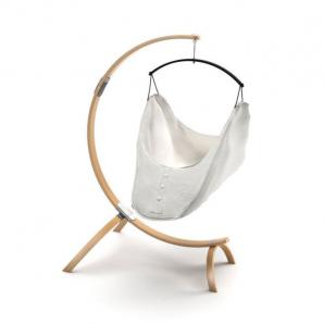 北欧实木框架摇篮