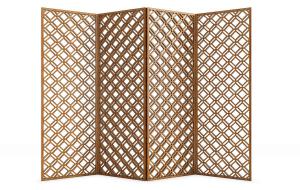 现代菱形双边屏风隔断