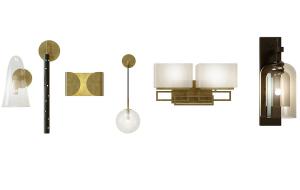 新中式喇叭形、方形、球形壁灯