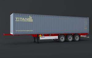 货车、挂车车厢3d模型 货车、挂车车厢