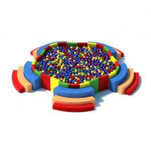 花朵形海洋球儿童游乐设施3d模型 花朵形海洋球儿童游乐设施