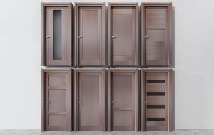 现代带门套厨房门、卫生间门、卧室门