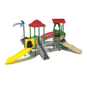 儿童游乐设施之带管道的滑滑梯3d模型 儿童游乐设施之带管道的滑滑梯