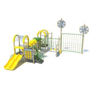 社区广场游乐设施之滑滑梯3d模型 社区广场游乐设施之滑滑梯