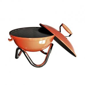 红色带锅架的蒸锅