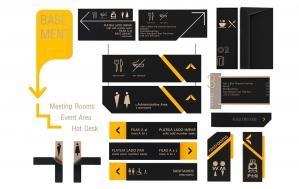 商场、写字楼、医院走廊指示牌