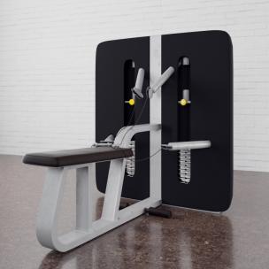 卧式绳拉训练健身器材