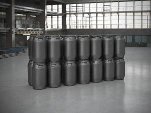 深灰色密封塑料桶3d模型 深灰色密封塑料桶