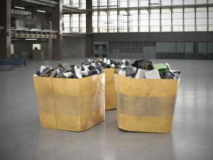 放在纸框中的鞋子、杂物收纳筐3d模型 放在纸框中的鞋子、杂物收纳筐