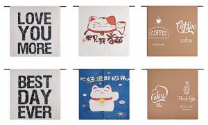 日式字母图案挂帘窗帘3d模型 日式字母图案挂帘窗帘