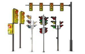 十字路口红绿灯