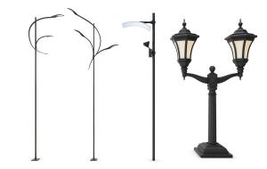 现代马路弯曲灯头路灯