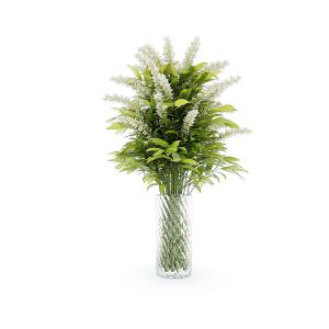 形似金鱼草的花瓶花卉