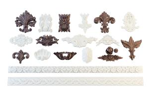 欧式构件之铜制雕花、石膏线