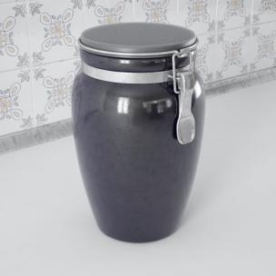 蓝紫色椭圆形密封罐