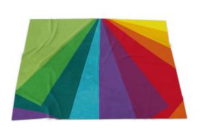 现代彩虹色块方形地毯3d模型 现代彩虹色块方形地毯