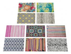 北欧现代豹纹、条纹、花卉及肌理地毯