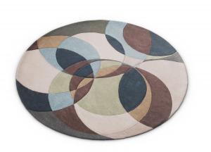 现代抽象图案圆形地毯3d模型 现代抽象图案圆形地毯